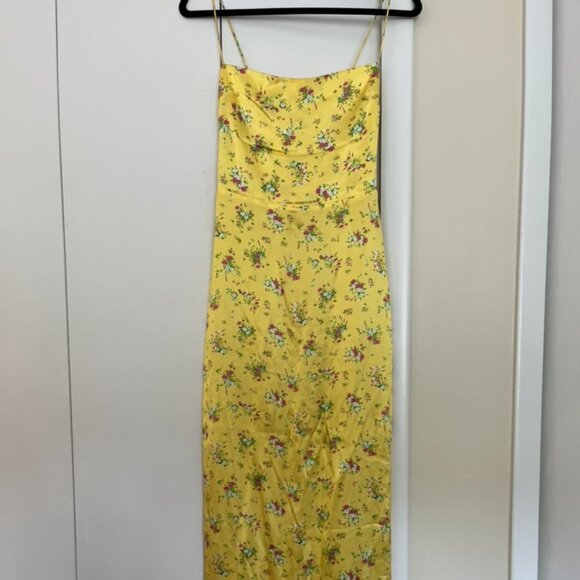 Reformation Frankie Silk Dress Size 0 - Picture 2 of 2